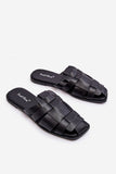 Eco Leather Women's Slip-On Flip-Flops with Non-Slip Sole