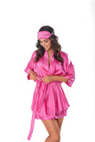 Elegant Satin Bathrobe with Comfortable Loose Fit