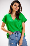 Frill-Shoulder Mini Summer Dress with Elastic Waist