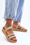 Eco Leather Women's Sandals with Soft Suede Insole