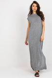 Sleeveless Long Knit Dress with Side Slits for Beach Vibes