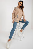 Embroidered Long Sleeve Loose Fit Women's Shirt