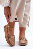 Stylish Eco-Suede Women's Moccasins with Non-Slip Sole