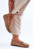 Stylish Eco-Suede Women's Moccasins with Non-Slip Sole