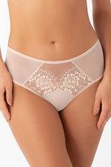 Brazilian style panties model 182028 Gorsenia Lingerie - beige / s