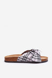 Charming Cork-Sole Flip-Flops with Bow Detail for Summer