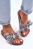 Charming Cork-Sole Flip-Flops with Bow Detail for Summer
