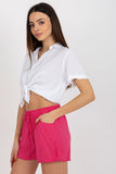 Women's Tie Waist Shorts with Slip Pockets