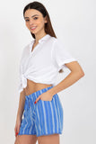 Women's Tie Waist Shorts with Side Slip Pockets
