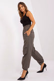 Parachute Style Drawstring Pants with Side Pockets
