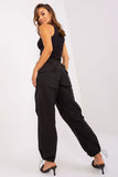 Looser Leg Parachute Pants with Drawstrings and Pockets