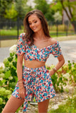 Charming Summer Top and Shorts Set for a Girly Look
