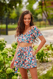 Charming Summer Top and Shorts Set for a Girly Look
