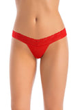 Juicy Red Mesh Thong Tripack for Romantic Occasions