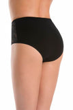Set of Women's High-Waisted Black Lace Panties