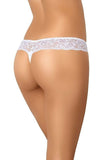 Rose Motif Stretch Lace Thong Tri-Pack for Women