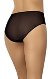 High-Waisted Black Mesh Panties - 3 Pack Delight