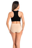 Beige High-Waisted Panties Tri-Pack for Women