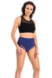 High-Waisted Denim Color Women's Comfort Panties