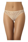 Beige Tri-Pack Women's Classic Lace Mesh Panties Set
