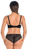 Elegant Black Lace Brazilian Panties for Women