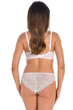 Elegant Lace Low-Rise Women's Panties in Snow White