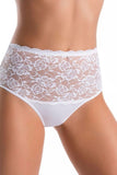 Multi-Pack High Waist Women's Lace Panties in White