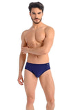 High-Quality Navy Blue Men's Cotton Briefs