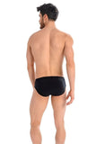 Men's 3-Pack Briefs in Intense Black - Skin-Friendly Cotton