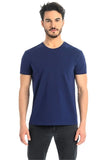 Classic Blue Men's T-Shirt for Everyday Style