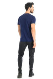 Classic Blue Men's T-Shirt for Everyday Style