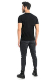 Classic Men's T-Shirt in Rich Black - Versatile Style