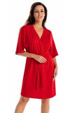 Juicy Red Women's Viscose Bathrobe for Comfort & Style
