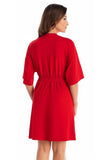 Juicy Red Women's Viscose Bathrobe for Comfort & Style