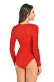 Elegant Women's Viscose Bodysuit for All-Day Comfort