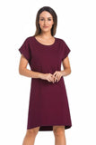 Elegant Purple Women's A-Line Shirt for Comfort and Style
