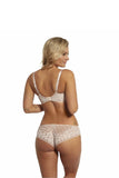 Lace and Mesh Classic Beige Panties