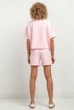 Urban-Inspired Short Sleeve Blouse for Effortless Style