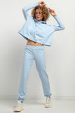 Cozy Knitted Jogger Sweatpants with Elastic Waistband