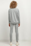 Stylish Knit Sweatpants with Elastic Waistband & Cuffs