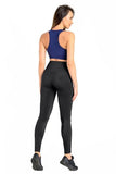High-Quality Black Sports Leggings with Lycra for Comfort