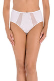 Set of 3 High-Waisted Cotton Women's Panties in White