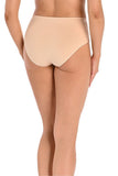 Invisible Beige Women's Panty Tri-Pack with Mesh Detail