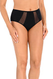 High-Waisted Black Classic Cut Women's Panties