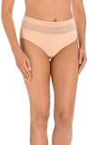 Glamorous High-Waisted Mesh-Detail Women's Panties