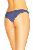 Impressive Navy Blue Mesh Brazilian Panties for Comfort