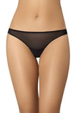 Black Transparent Mesh Women's Classic Cut Panties