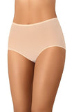Beige High-Waist Mesh Panties Tri-Pack for Women