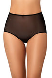 Classic High-Waisted Mesh Panties with Cotton Lining