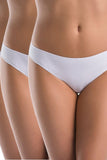 Classic Comfort Cotton Panties 3-Pack in White